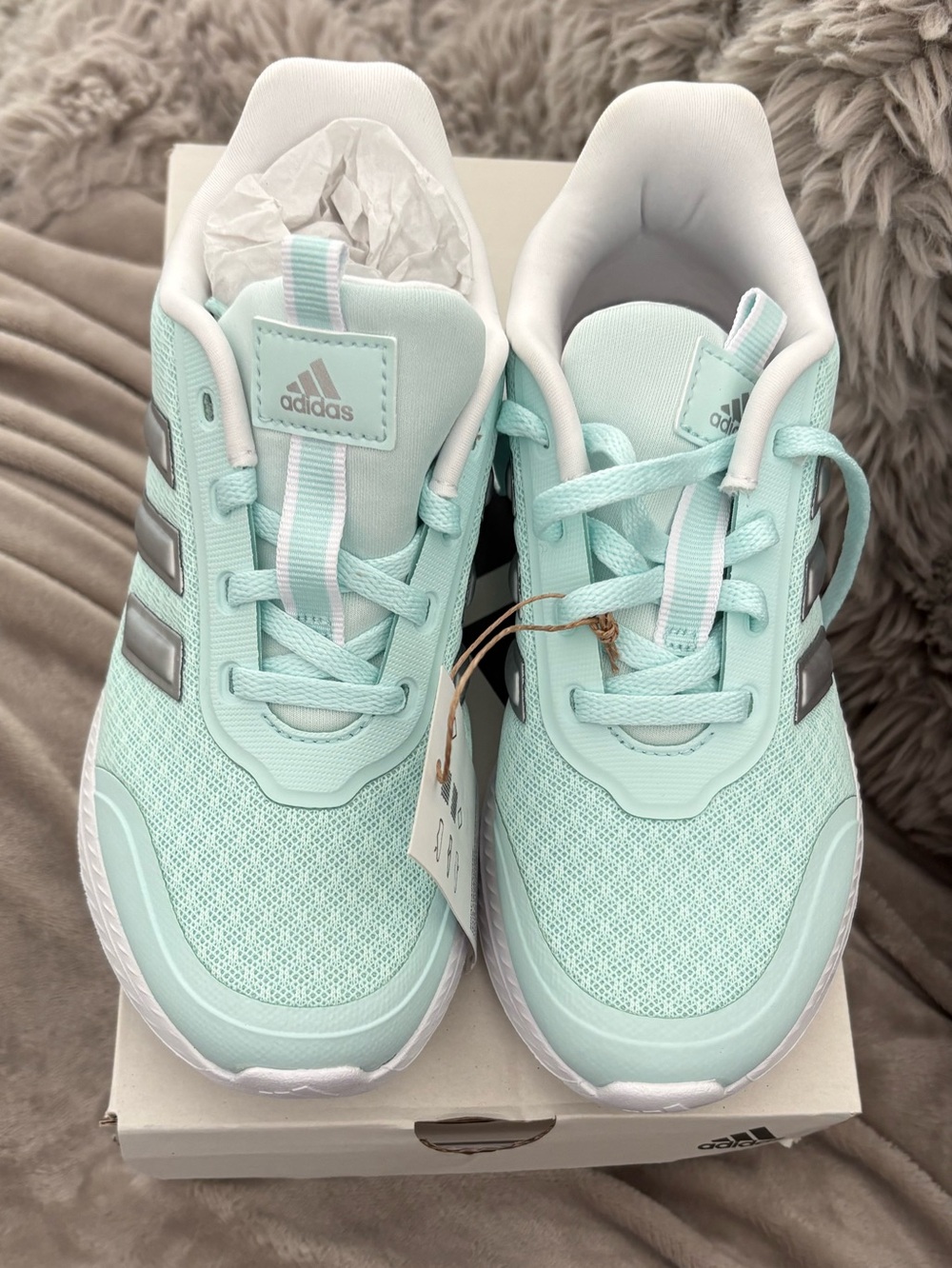 adidas Kids' Mint Green Athletic Sneakers Size 13 NWT